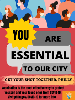 You are essential to our city. Get your shot together Philly.